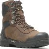 Wolverine WW10945 Warrior, Men's, Brown, Comp Toe, EH, Mt, WP, 8 Inch Boot -Shoes Sales Store ww10945 profile