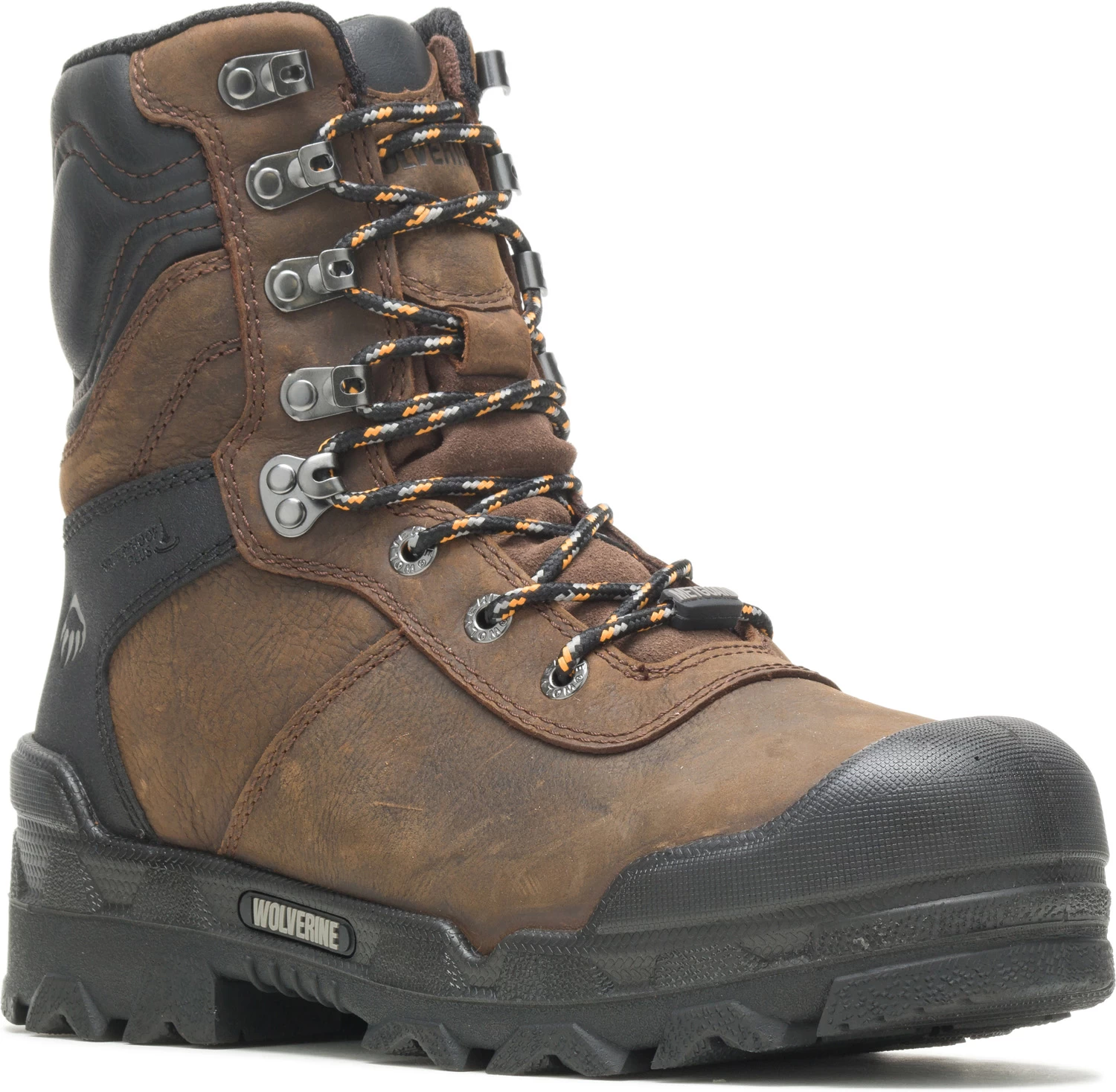 Wolverine WW10945 Warrior, Men's, Brown, Comp Toe, EH, Mt, WP, 8 Inch Boot 3 Wolverine WW10945 Warrior, Men's, Brown, Comp Toe, EH, Mt, WP, 8 Inch Boot