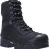 Wolverine W191044 Warrior, Men's, Black, CarbonMAX Toe, EH, PR, WP, SR, 8 Inch -Shoes Sales Store ww191044 profile