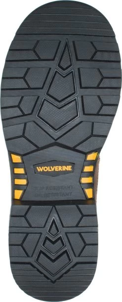 Wolverine WW201178 Hellcat UltraSpring, Men's, Brown, Comp Toe, EH, WP, Pull On Boot -Shoes Sales Store ww201178 outsole