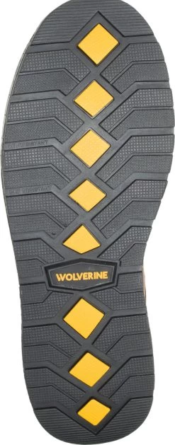 Wolverine WW211001 Hellcat Moc Toe, Men's, Brown, Comp Toe, EH, WP, 6 Inch Boot 11 Wolverine WW211001 Hellcat Moc Toe, Men's, Brown, Comp Toe, EH, WP, 6 Inch Boot -Shoes Sales Store ww211001 outsole