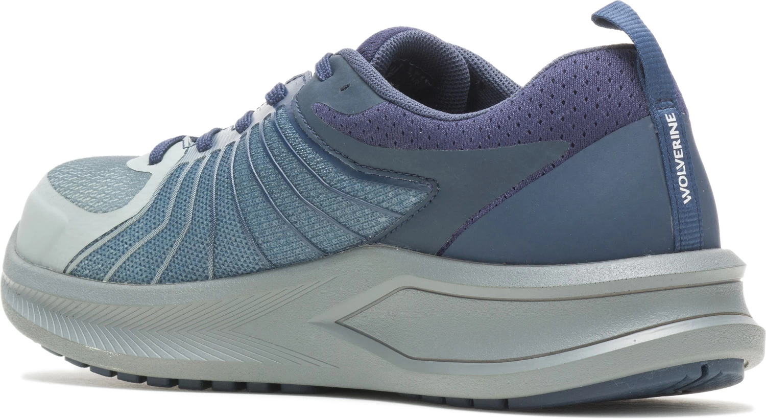 Wolverine WW211006 Bolt Vent, Men's, Blue/Grey, Comp Toe, EH, Low Athletic, Work Shoe 5 Wolverine WW211006 Bolt Vent, Men's, Blue/Grey, Comp Toe, EH, Low Athletic, Work Shoe - Image 3