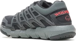 Wolverine WW211016 Rev Vent UltraSpring, Men's, Black/Grey, Comp Toe, EH, Low Hiker, Work Shoe -Shoes Sales Store ww211016 back profile