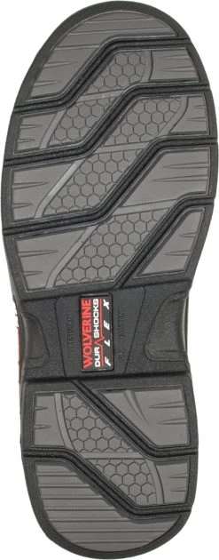 Wolverine WW211165 Raider DuraShocks, Men's, Peanut, Comp Toe, EH, Mt, WP, 6 Inch, Work Boot -Shoes Sales Store ww211165 outsole