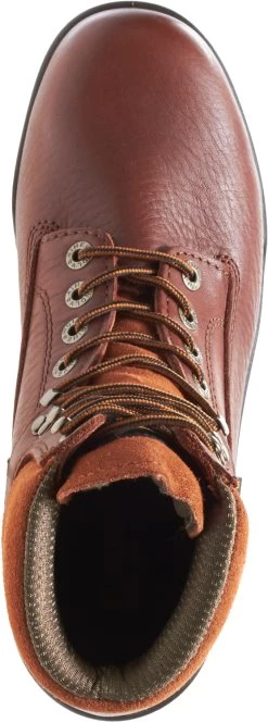 Wolverine DuraShocks SR WW3120 Brown Steel Toe, Electrical Hazard Men's 6 Inch Work Boot -Shoes Sales Store ww3120 2020 update top