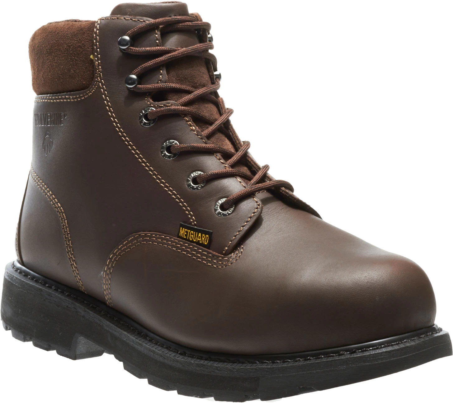 Wolverine WW4451 Cannonsburg Brown, Steel Toe, EH, Internal Met Guard, Men's 6 Inch Work Boot 3 Wolverine WW4451 Cannonsburg Brown, Steel Toe, EH, Internal Met Guard, Men's 6 Inch Work Boot