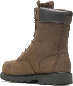 Wolverine WW5680 McKay, Men's, Brown, Steel Toe, EH, Mt, WP, 8 Inch Boot -Shoes Sales Store ww5680 2020 update back profile